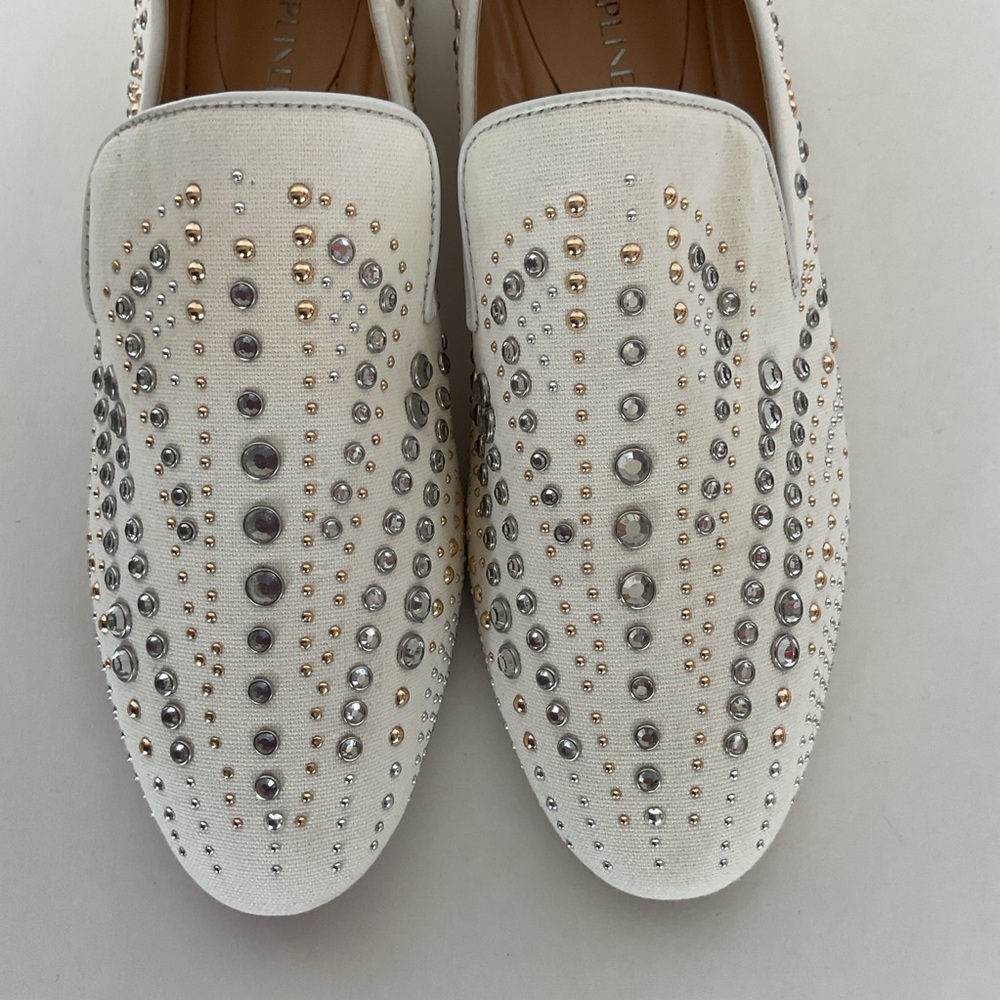 Donald J. PLINER New Leather Studded Loafers size 8 - Picture 4 of 16